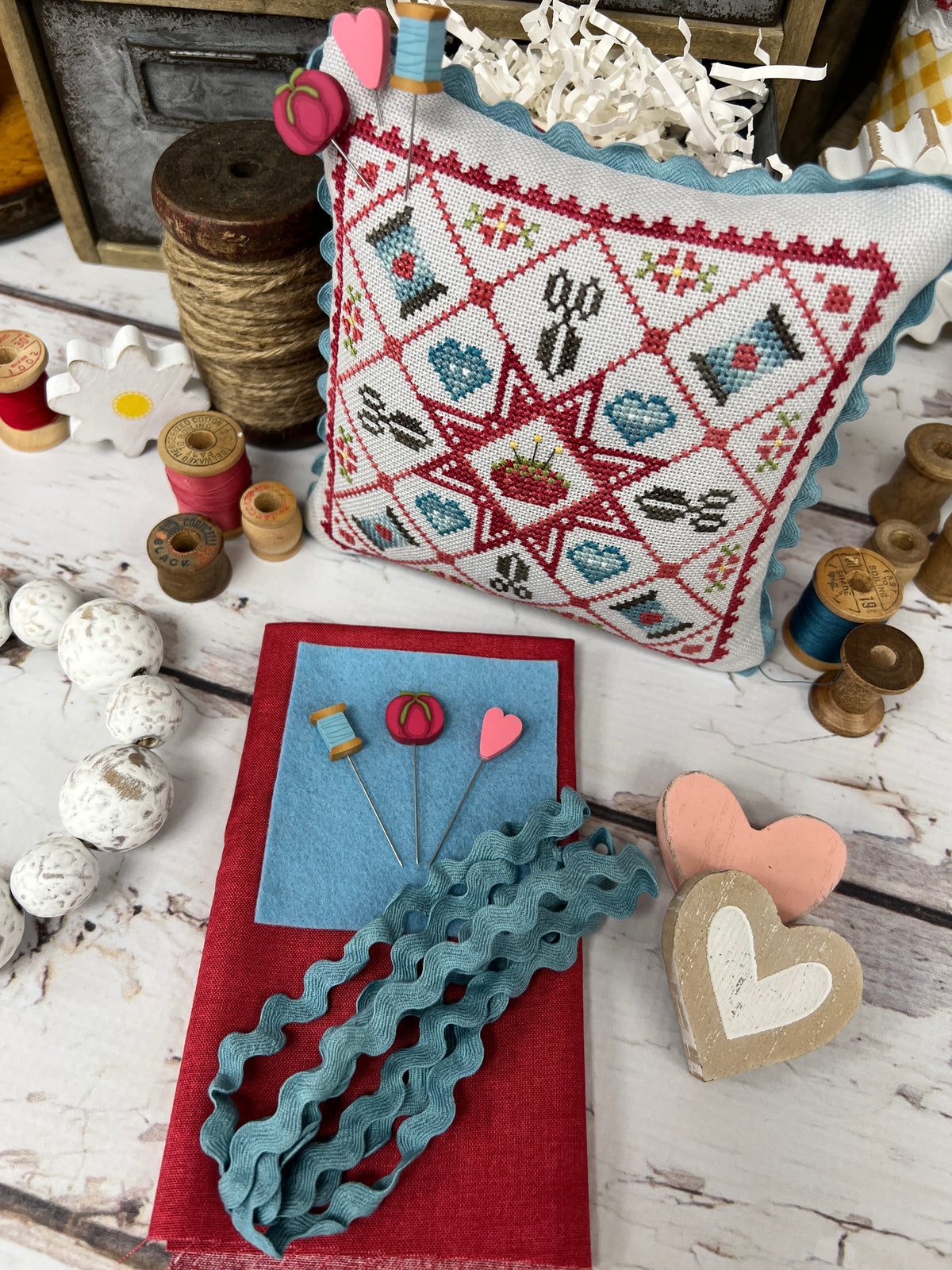 Stitching Quilt Finishing Kit Only by Lindsey Weight of Primrose Cottage