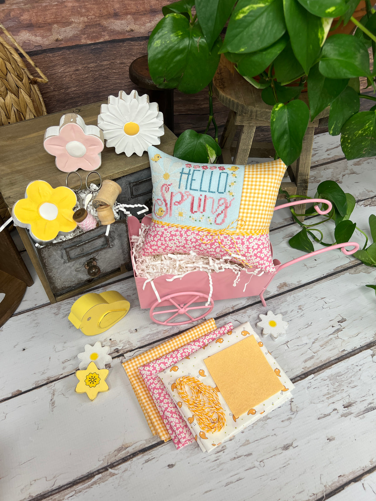 Hello Spring Finishing Kit Only - Free Stitch Friday May 2025