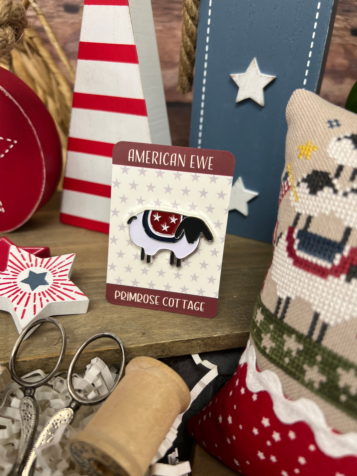 American Ewe Needle Minder by Primrose Cottage