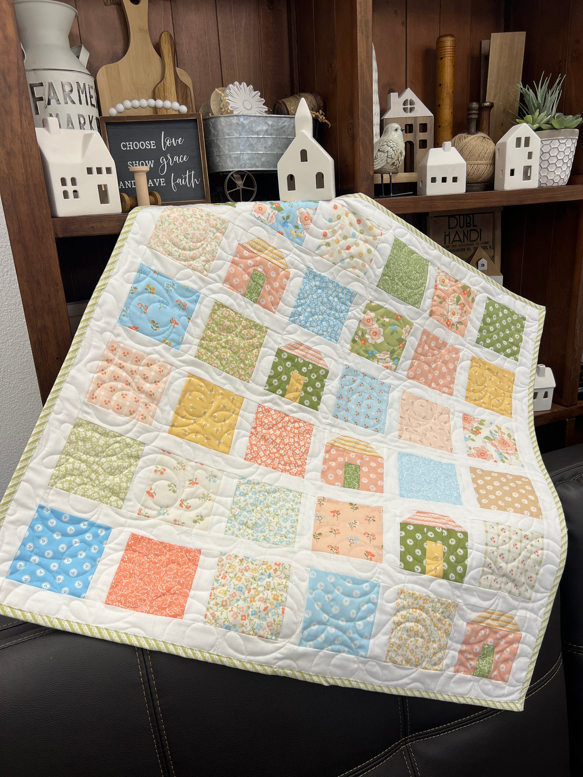 Neighborhood Charm Kit Using Dainty Meadows by My Sew Quilty Life - Pattern not included