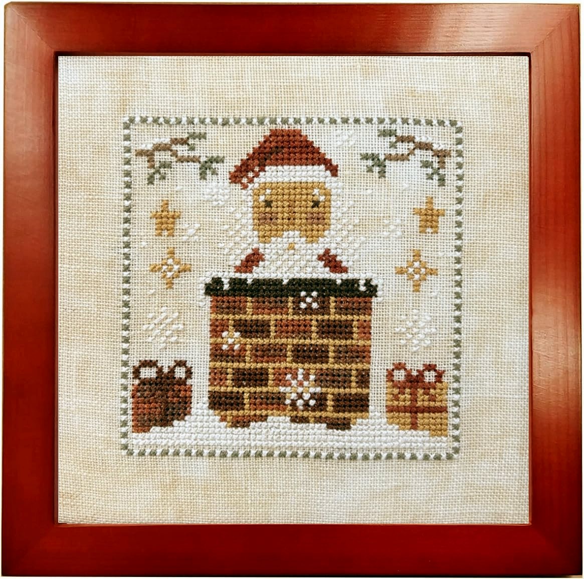 PRE-ORDER - Santa On His Way Back Cross Stitch by by StitchyPrincess - Paper Pattern