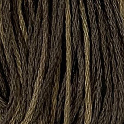 Blackened Khaki Brown - Valdani 6 Ply Floss #O548
