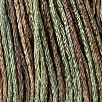 Icy leaves -icy olives - Valdani 6 Ply Floss #O565