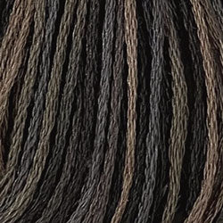 Aged Black - Vintage Hues Sampler Collection - Valdani 6 Ply Floss #P11