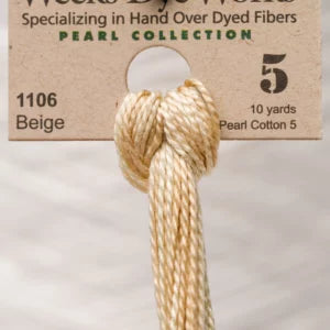 Beige - Weeks Dye Works Pearl Cotton #P5-1106