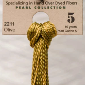 Olive - Weeks Dye Works Pearl Cotton #P5-2211