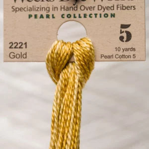 Gold - Weeks Dye Works Pearl Cotton #P5-2221
