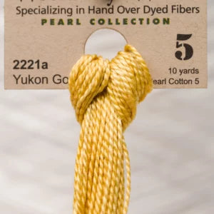 YukonGold - Weeks Dye Works Pearl Cotton #P5-2221a