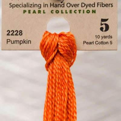 Pumpkin - Weeks Dye Works Pearl Cotton #P5-2228