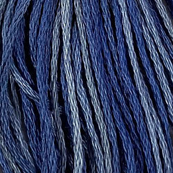 Withered Blue - Vintage Hues Sampler Collection - Valdani 6 Ply Floss #P7
