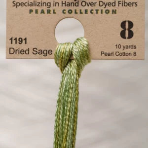 Dried Sage - Weeks Dye Works Pearl Cotton #P8-1191