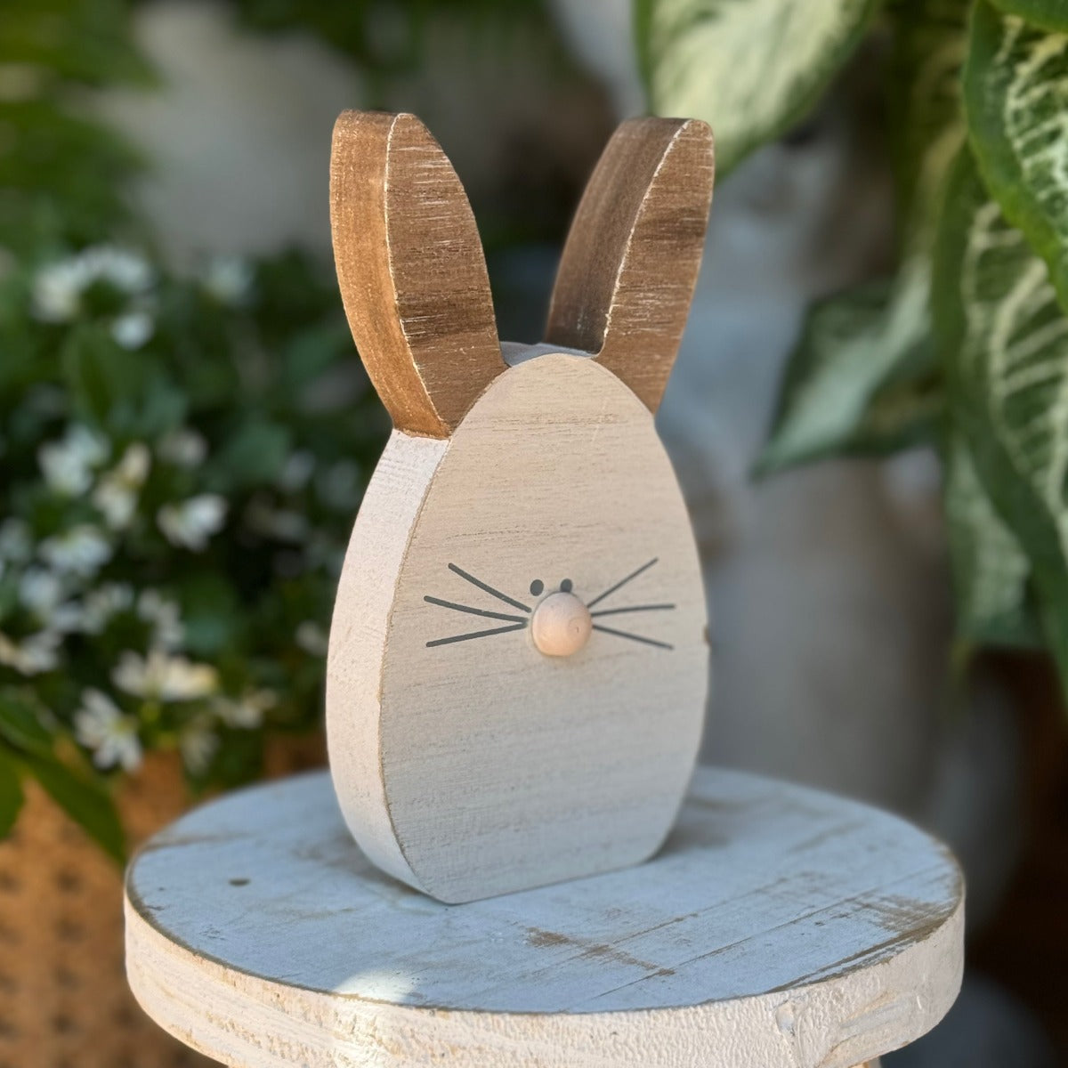 White/Wood Egg Bunny | Collins Painting &amp; Design | SW-3120