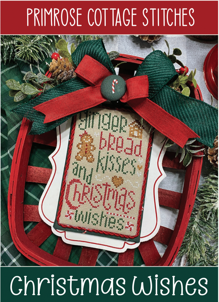 Christmas Wishes  by Lindsey Weight of Primrose Cottage Stitches PAPER Pattern PCS-038