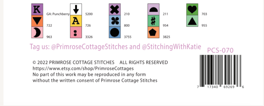 May Flowers Cross Stitch by Katie Rogers of Primrose Cottage Stitches - PDF Pattern