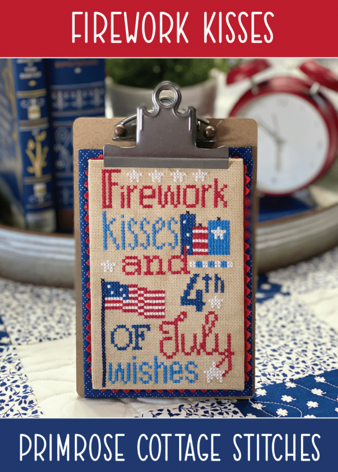 Firework Kisses by Lindsey Weight of Primrose Cottage - PDF Pattern