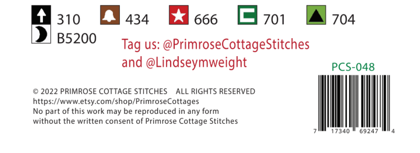 June Nine Patch (Lindsey&#39;s Nine Patch Series) by Lindsey Weight of Primrose Cottage Stitches - PDF Pattern