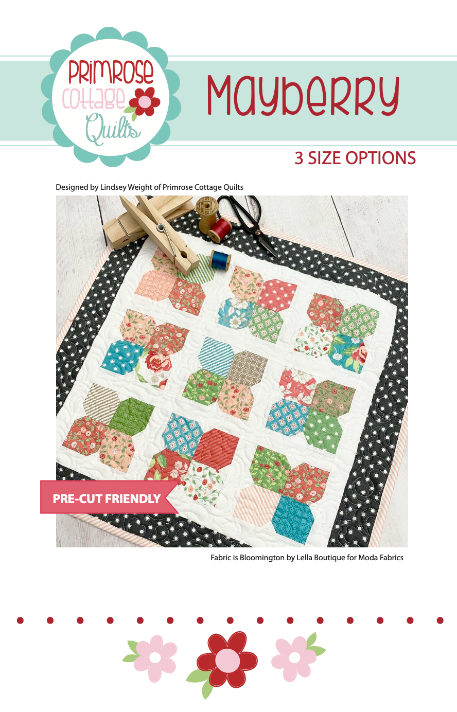 Mayberry by Lindsey Weight of Primrose Cottage Quilts - Quilt PDF Pattern