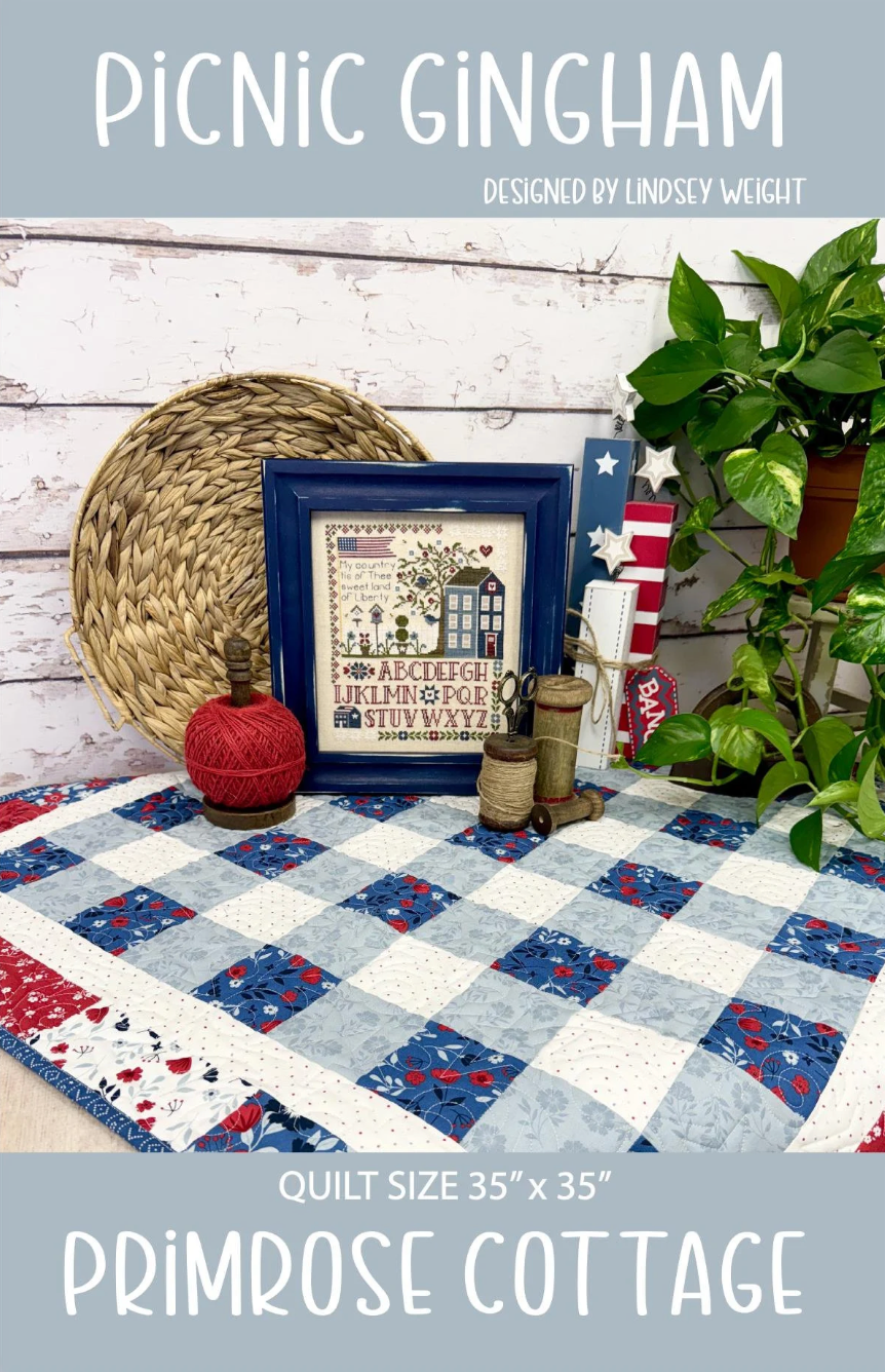 Picnic Patchwork Quilt by Lindsey - PDF Pattern