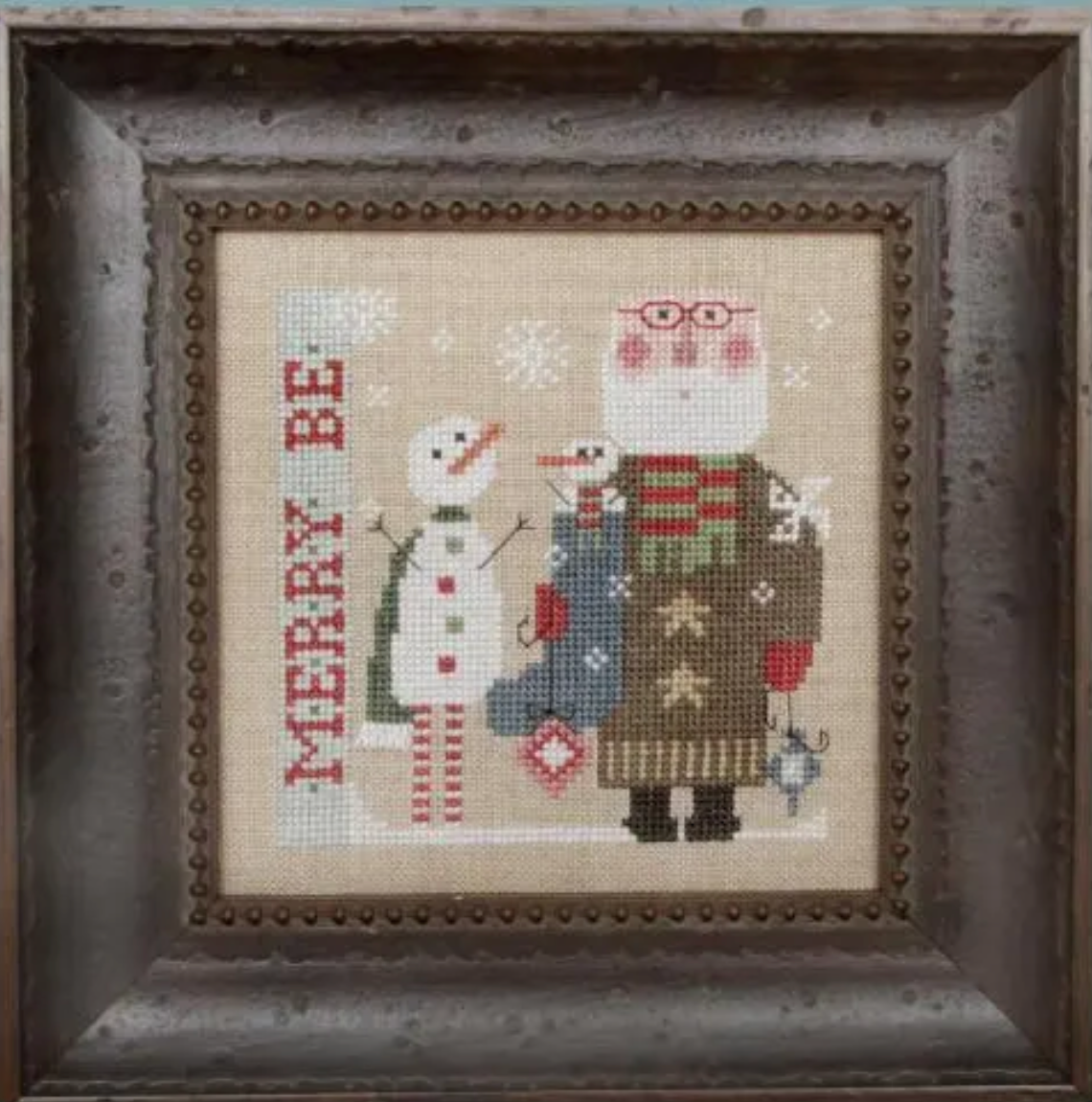 Wee Santa 2024 Cross Stitch by Heart in Hand - Paper Pattern