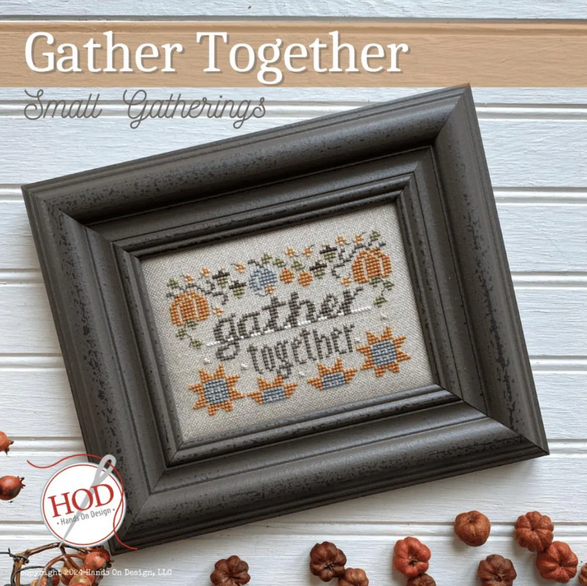 Gather Together Cross Stitch by Hands on Design - Paper Pattern