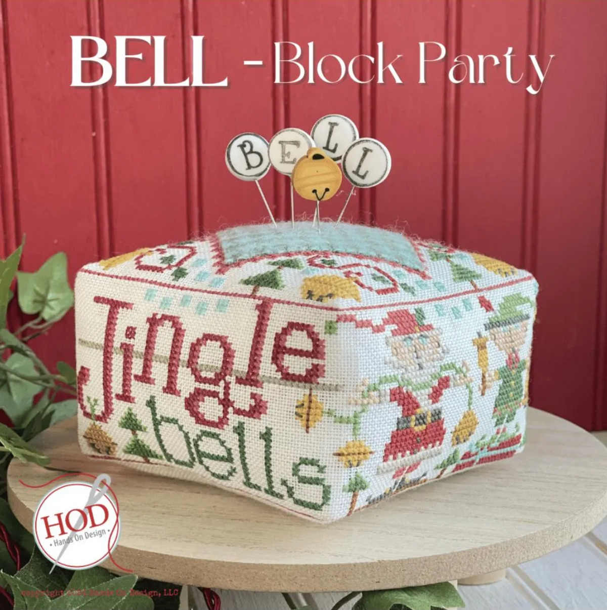 Bell - Block Party Cross Stitch by Hands on Design - Paper Pattern