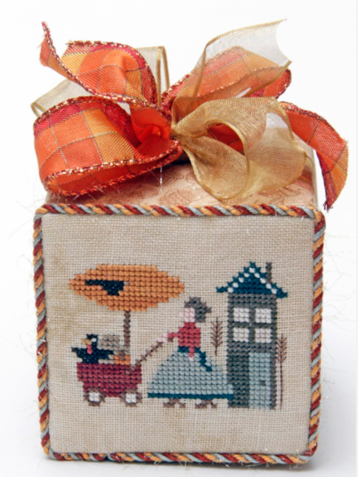 Thankful Frill Cross Stitch by Heart in Hand - Paper Pattern