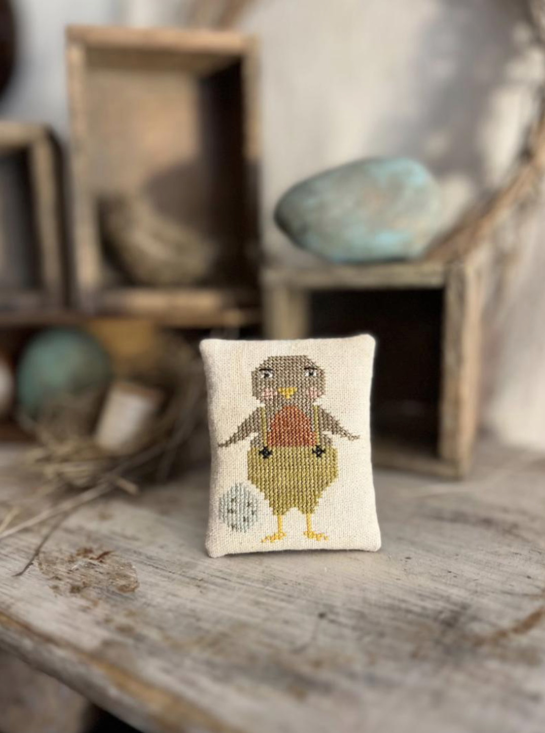 Robin Birdwell Cross Stitch by Notforgotten Farm - Paper Pattern