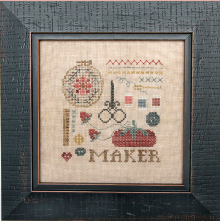 Doodles: Maker Cross Stitch by Heart in Hand - Paper Pattern