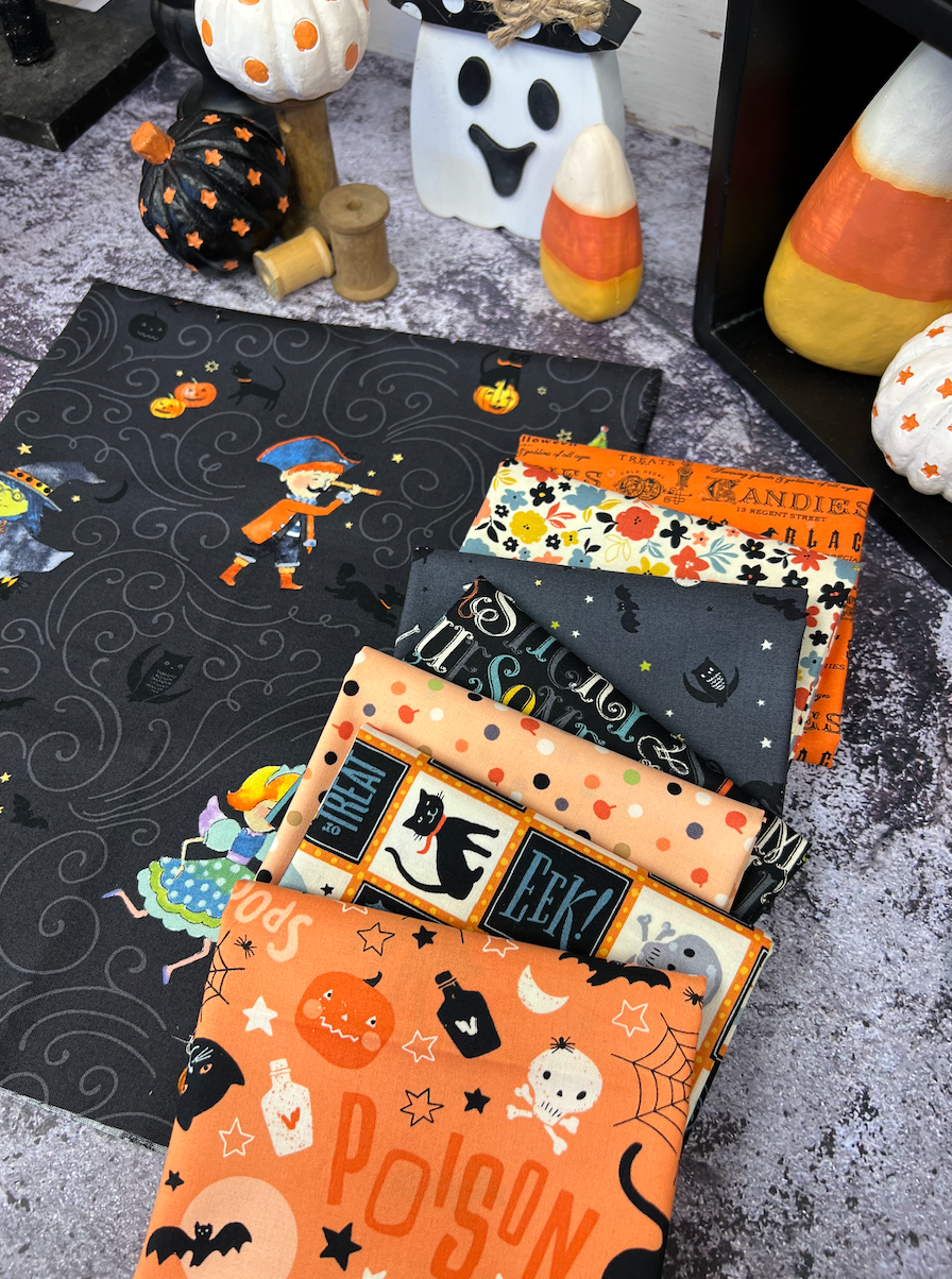 Haunted by Brenda Walton for Free Spirit 8 Fat Quarters FQB-189