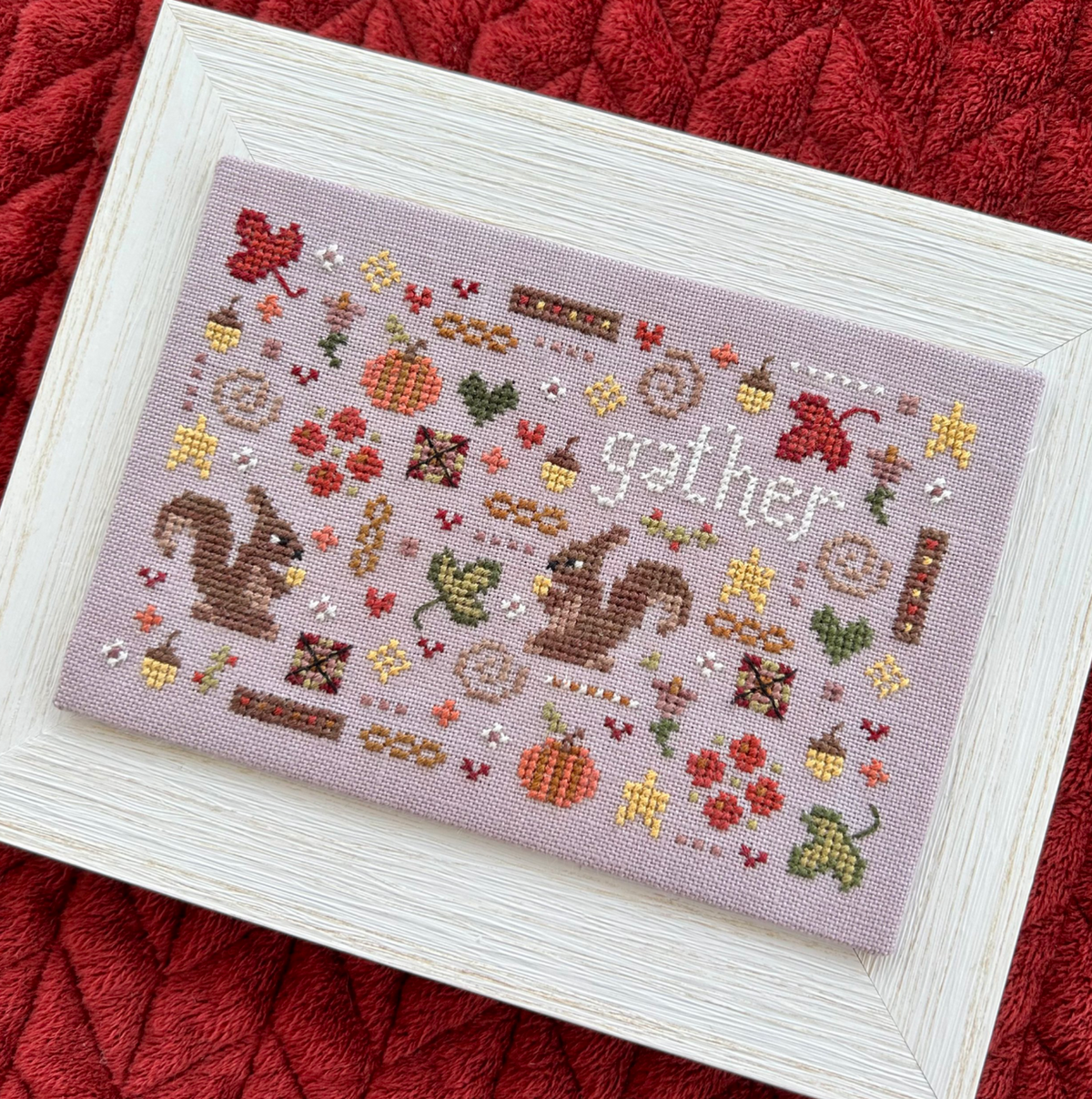 A Little Autumn Cross Stitch by Sweet Wing Studio - Paper Pattern