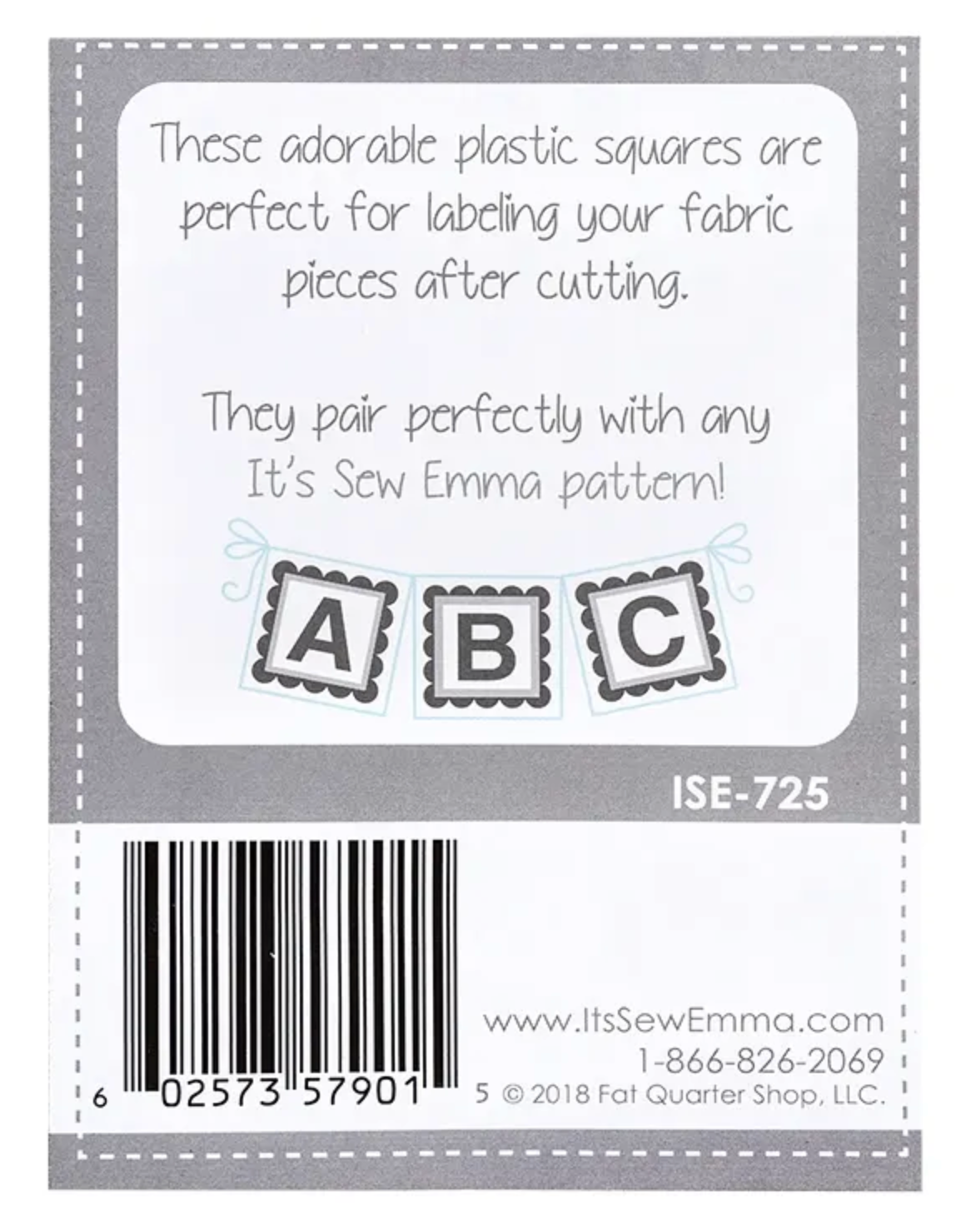 Grey Alphabitties by It&#39;s Sew Emma - ISE-725