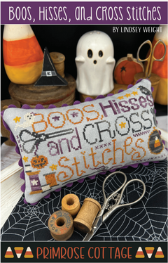 Boos, Hisses, and Cross Stitches by Lindsey Weight of Primrose Cottage