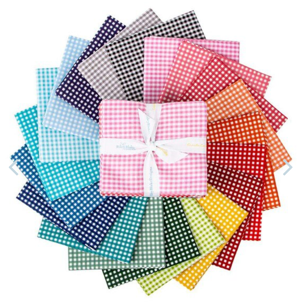 Gingham Fat Quarter Bundle 1/8&quot;  - 20 Pieces FQ-440-20