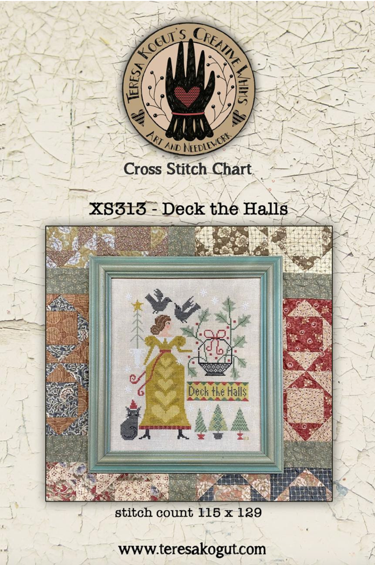 Deck The Halls By Teresa Kogut - Paper Pattern **Pre-Order**