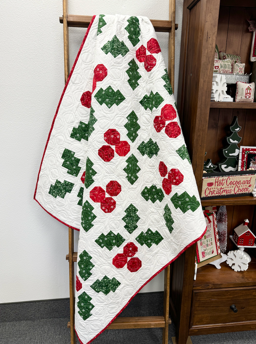 Holly Jolly Quilt Backing QK-126