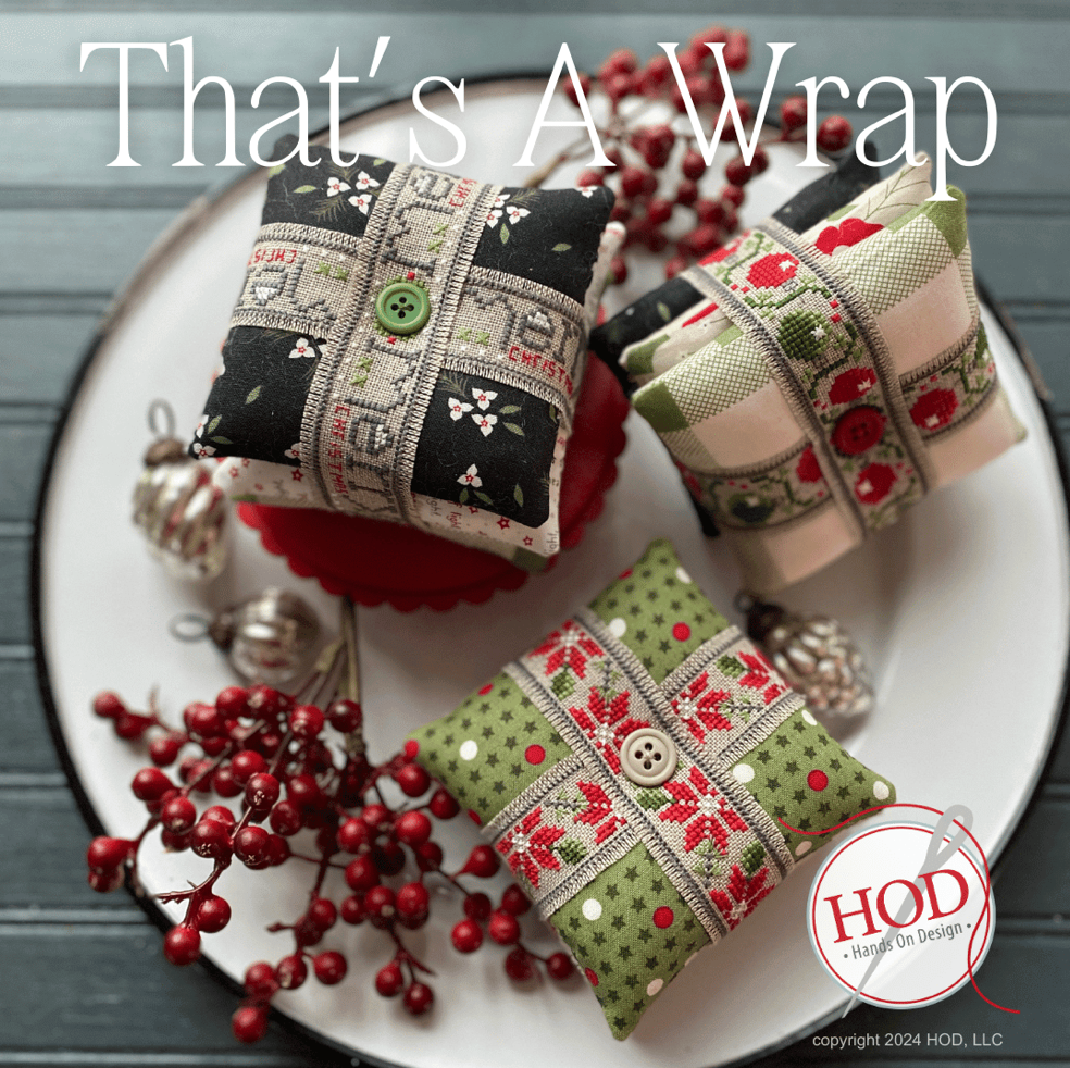 That&#39;s A Wrap by Hands on Design Cross Stitch - Paper Pattern **Pre-Order**