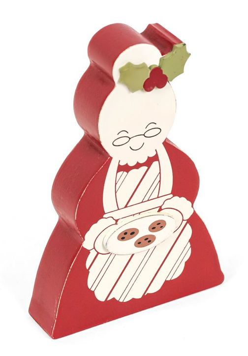 Mrs Claus | Feeling Frosty Collection | 4x6x1 chunky wood shape 71301