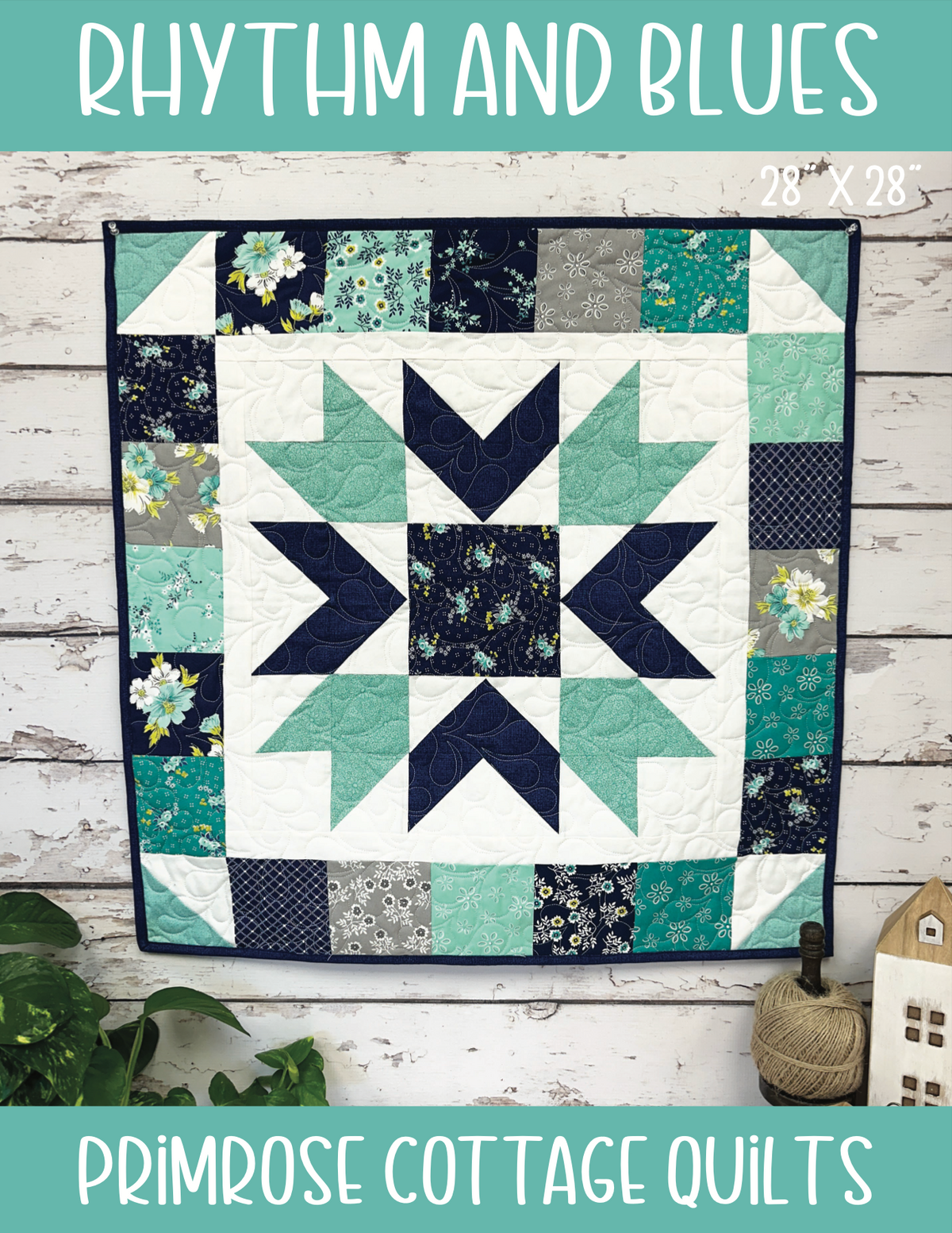 Rhythm and Blues - by Lindsey Weight of Primrose Cottage Quilts - Quilt PDF Pattern