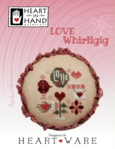 Love Whirligig Cross Stitch by Heart in Hand - PAPER Pattern