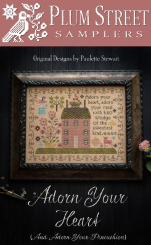 Adorn Your Heart by Plum Street Samplers Cross Stitch - Paper Pattern