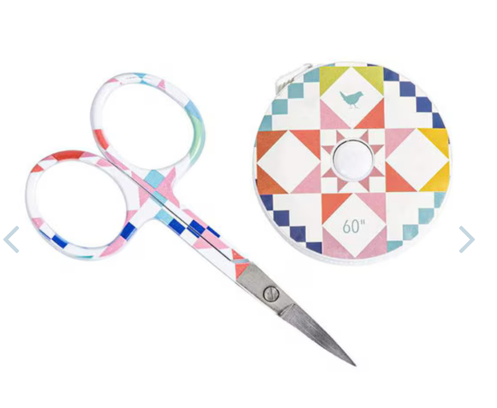 Scissor and Tape Measure Duo - Riley Blake Designs