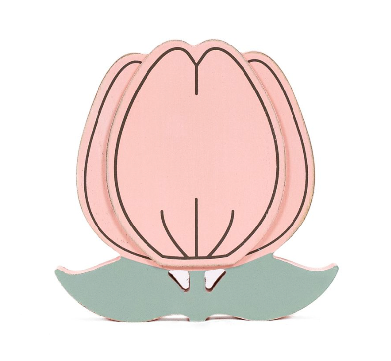 Tulip | Bunnies &amp; Blooms Collection | chunky wood shape   35017