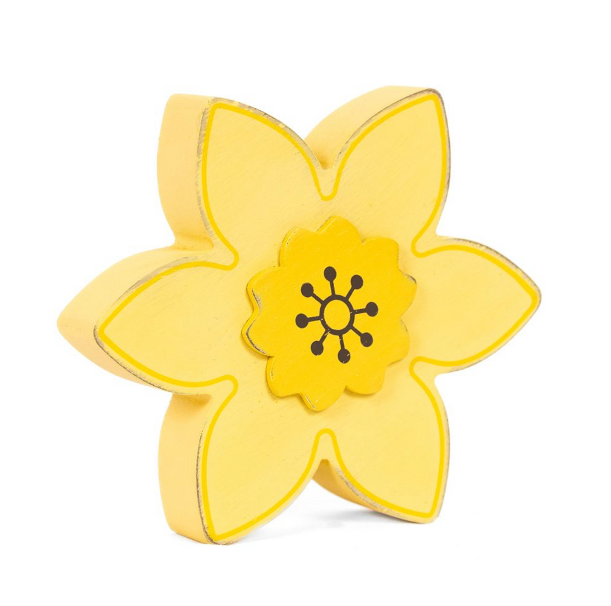 Daffodil | Bunnies &amp; Blooms Collection | chunky wood shape   35018