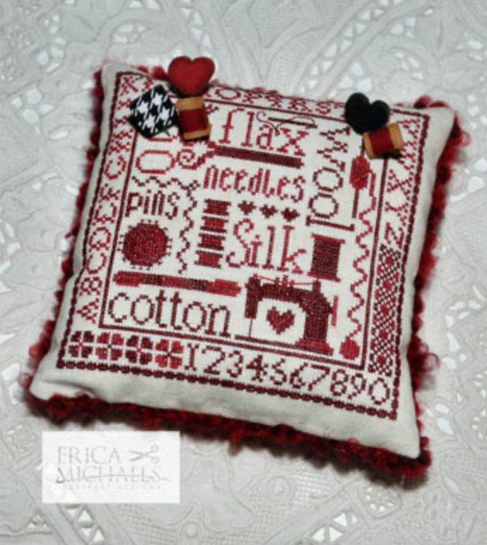 Random Threads Classic Cross Stitch by Erica Michaels - Paper Pattern