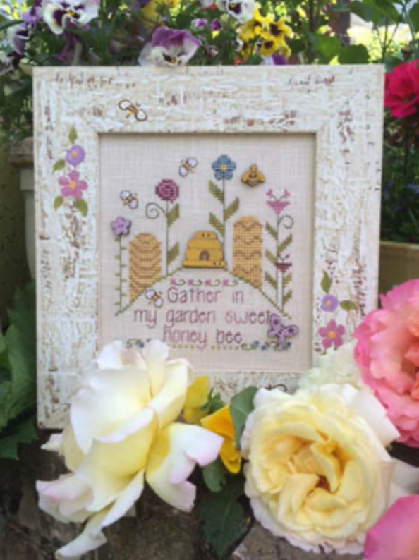 Sweet Honey Bee cross stitch by Shepherd&#39;s Bush - PAPER Pattern