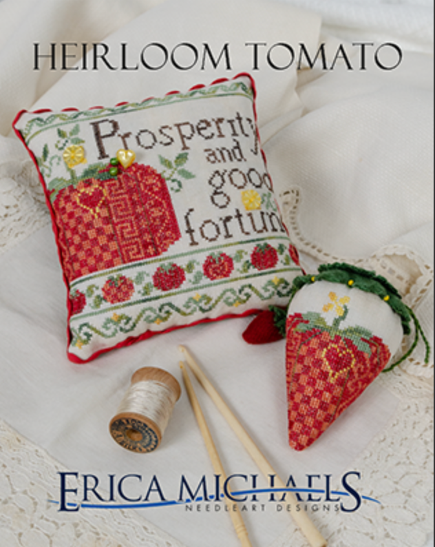 Heirloom Tomato Cross Stitch by Erica Michaels - Paper Pattern