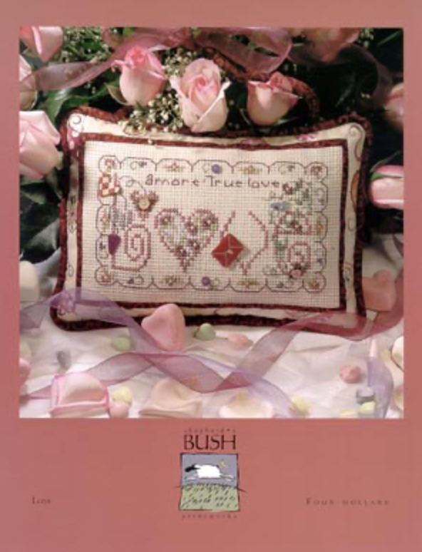 Love cross stitch by Shepherd&#39;s Bush - PAPER Pattern