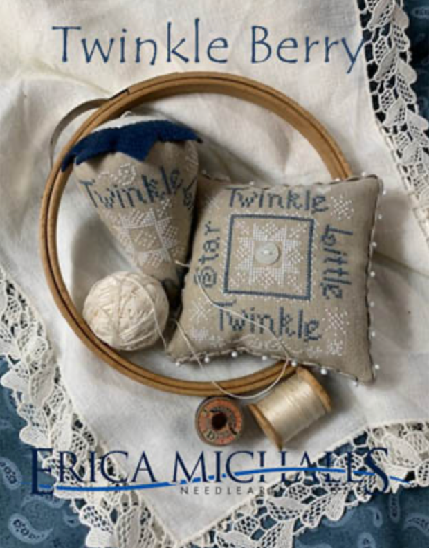 Twinkle Berry Cross Stitch by Erica Michaels - Paper Pattern