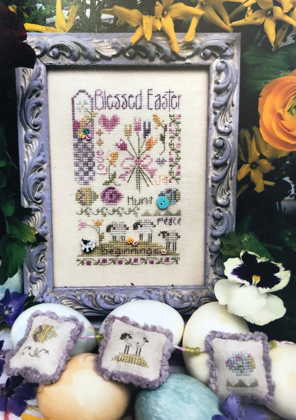 Easter Notes cross stitch by Shepherd&#39;s Bush - PAPER Pattern