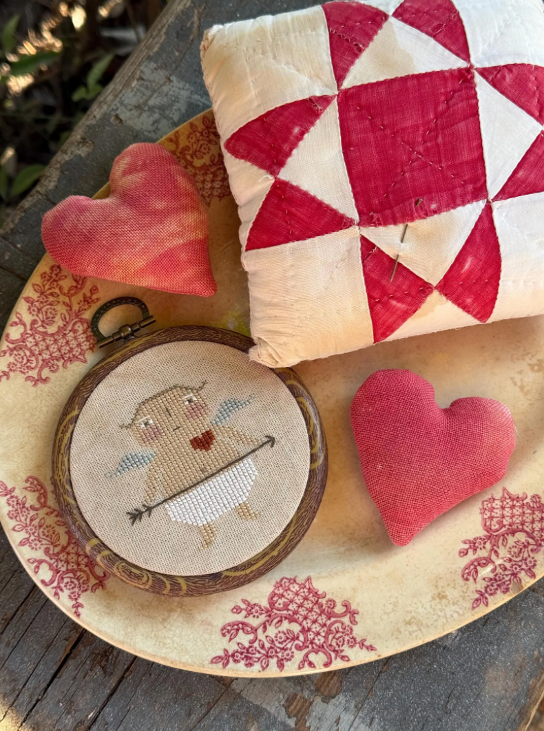 Little Valentino Cross Stitch by Notforgotten Farm - Paper Pattern